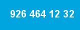926 464 12 32 926 464 12 32